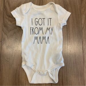 ☀️ 3/$15 Rae Dunn I Got It From My Momma Onesie